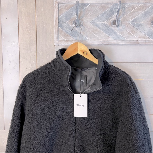 Theory Classon Fall Fleece Full Zip Jacket - Picture 7 of 12